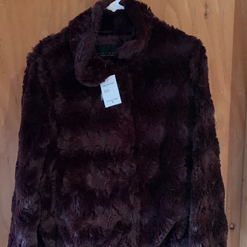 Faux fur jacket